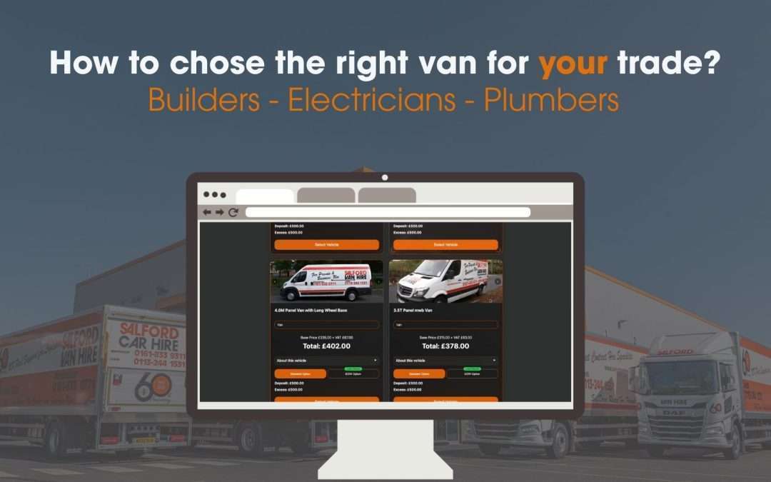 How to Choose the Right Van for Your Trade: Builders, Electricians, and Plumbers Compared